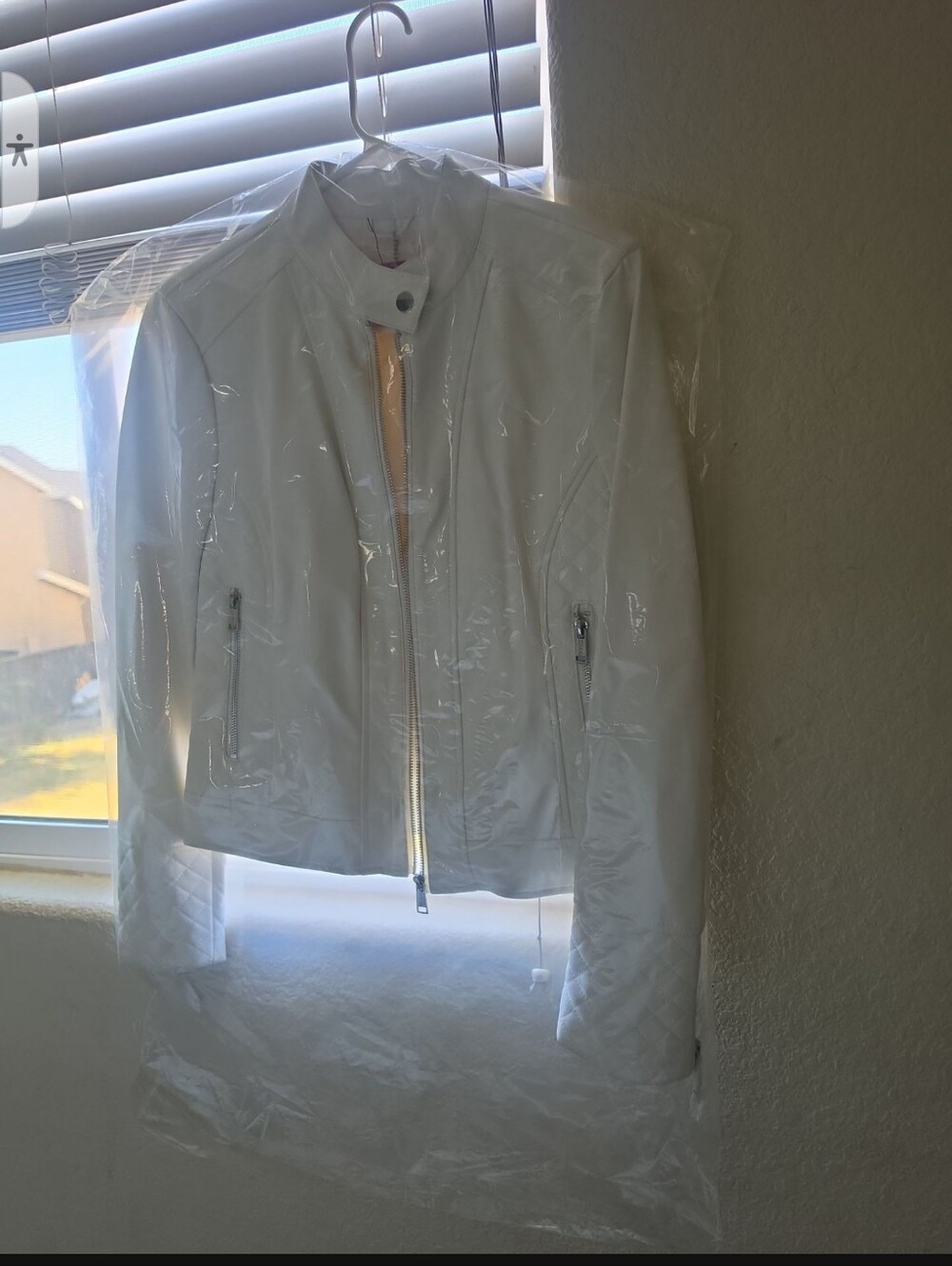 GUESS faux leather moto jacket